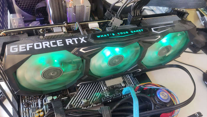 RTX 3070 8gb - Galax SG 1-Clip Booster edition