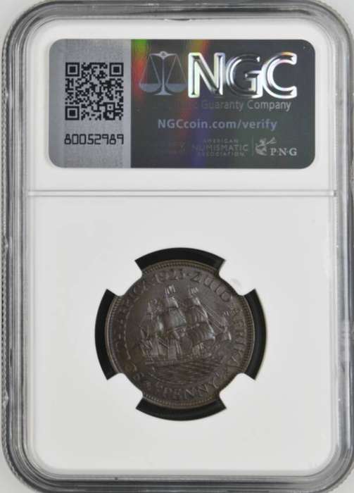 1923 SAU proof 1/2 (half) penny, NGC PF63 - increasingly difficult to find