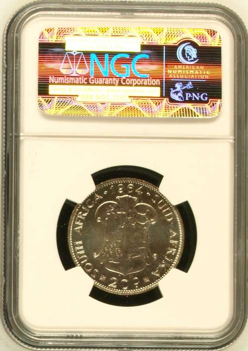 1964 RSA 20 cent NGC PF67 - only 3 better at NGC