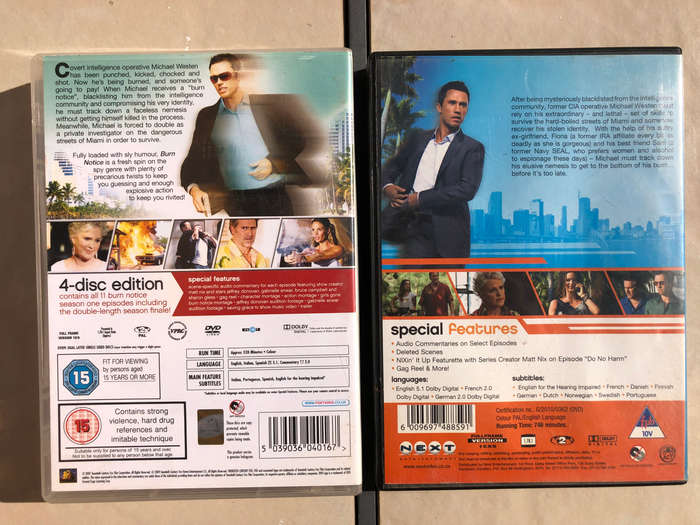 Burns Notice, Seasons 1 -2 DVD Bundle