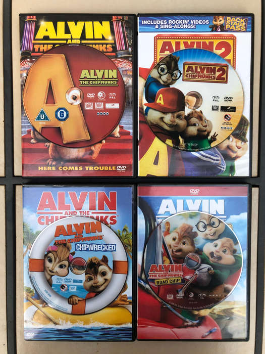 Alvin & The Chipmunks Film Franchise DVD Bundle