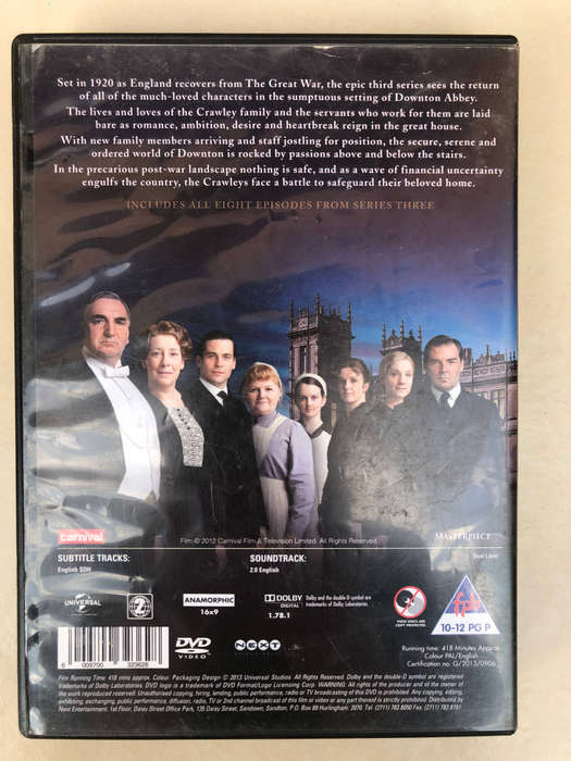 Downtown Abbey (3rd Season) DVD Bundle