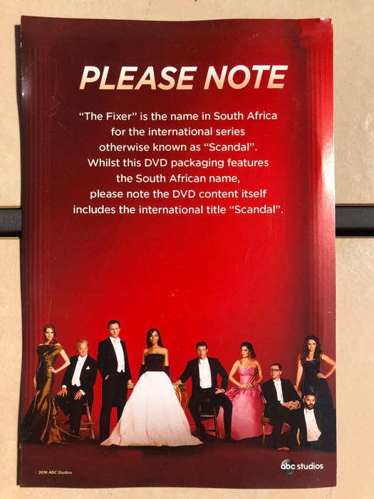 The Fixer (Scandal) (5th Season) DVD Bundle