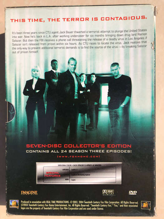 24 (3rd Season) DVD Bundle