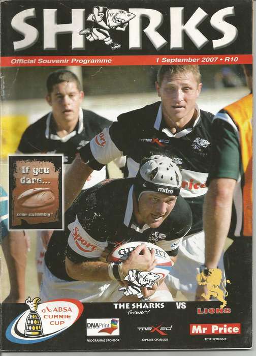 Collectable Sharks Rugby Mint condition Programmes x 4