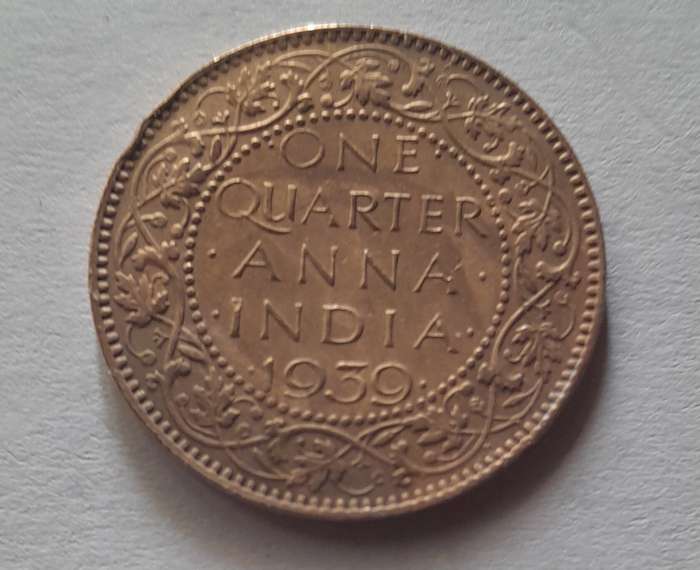 One Quarter Anna India 1959