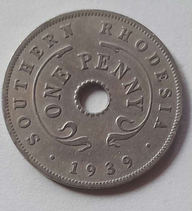 Southern Rhodesia One Penny Coins - 1939 & 1949