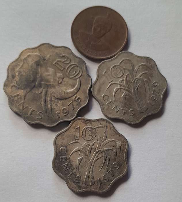 4 x Swaziland Coins
