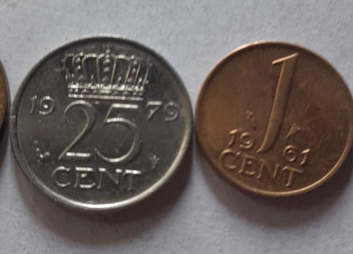 3 x Netherlands Coins