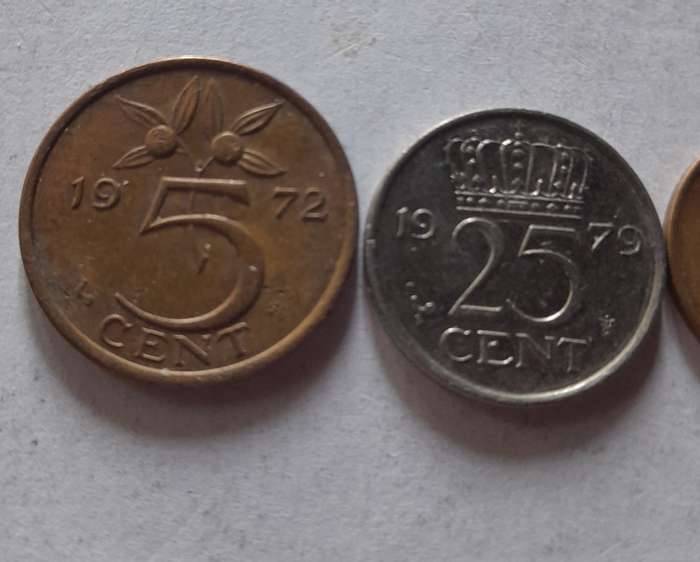 3 x Netherlands Coins