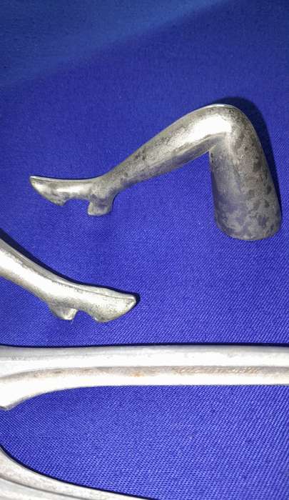 Vintage Art Deco Style Lady Leg Bottle Openers and Nut Cracker