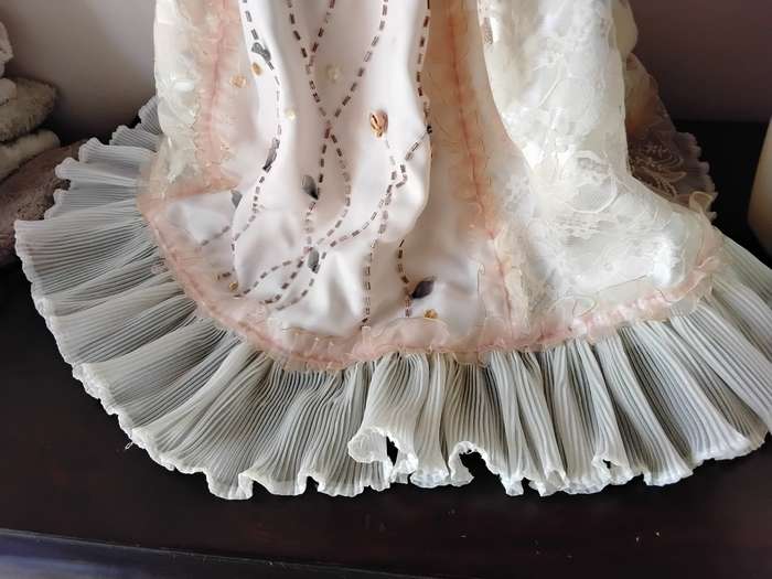 Large Vintage Display Doll on Stand