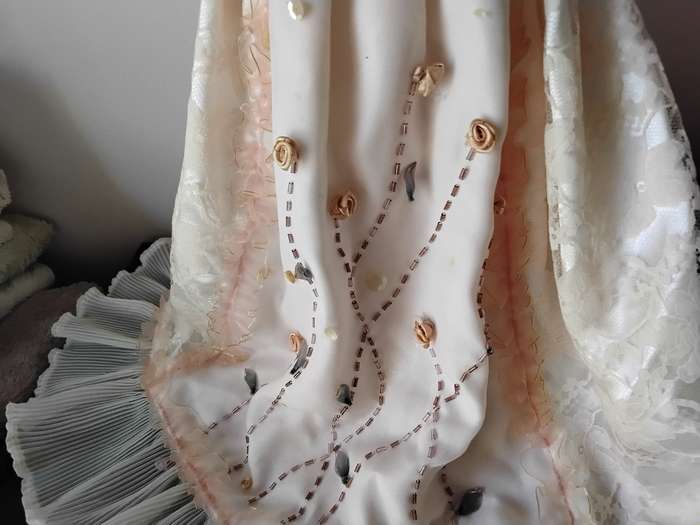 Large Vintage Display Doll on Stand