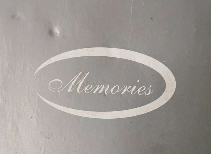 Memories Silver Plate Baby Gift Set / Christening Set - Vintage