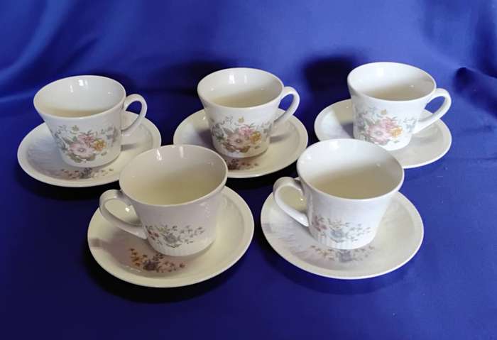 Pontesa Ironstone Set of Five Duos - Vintage Made in Spain
