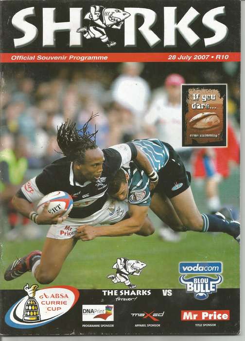 Collectable Sharks  Rugby Programmes x 3 Mint Condition