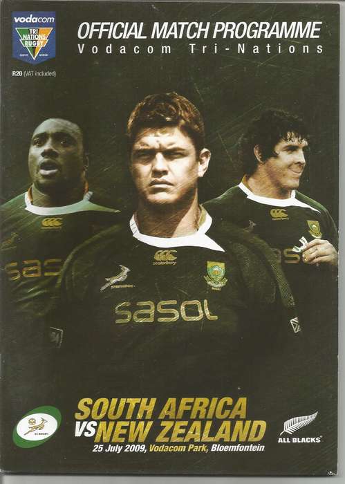 Collectable South Africa vs New Zealand Rugby Programmes x 4 in Mint Condition