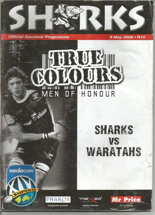 Collectable Sharks - True Colours - programmes x 4