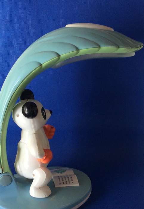 Childrens Panda Reading Light and Alarm Clock