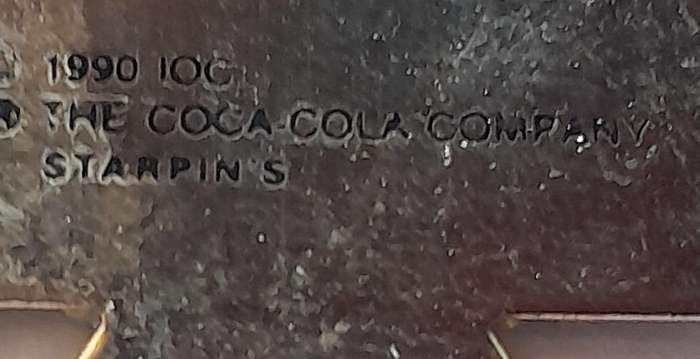 Coca-Cola  Commemorative Lapel Pin- 1956 Melbourne Olympic Games c1990's