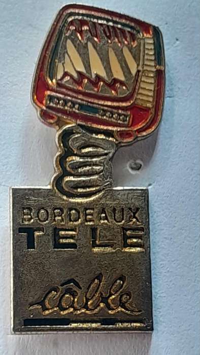 Bordeaux Tele Cable Enamel Lapel Pin
