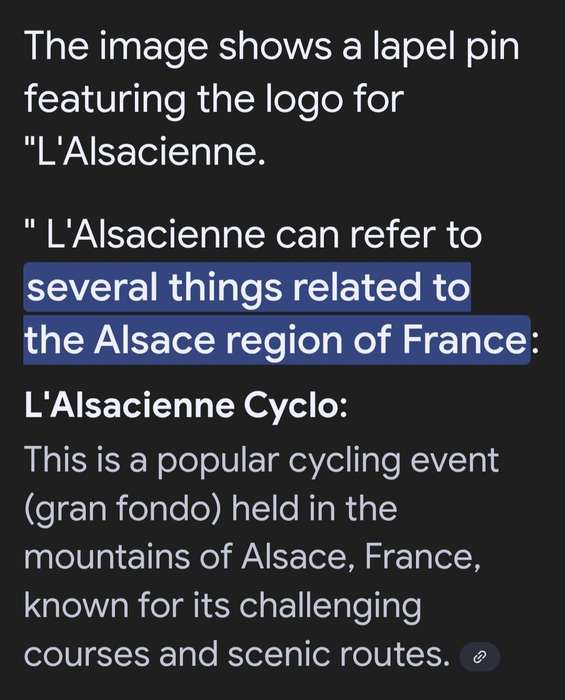 L'Alsacienne France Lapel Pin