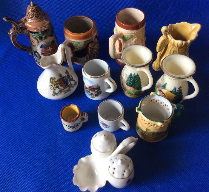 Selection of Assorted Vintage Miniatures - 12 Pieces