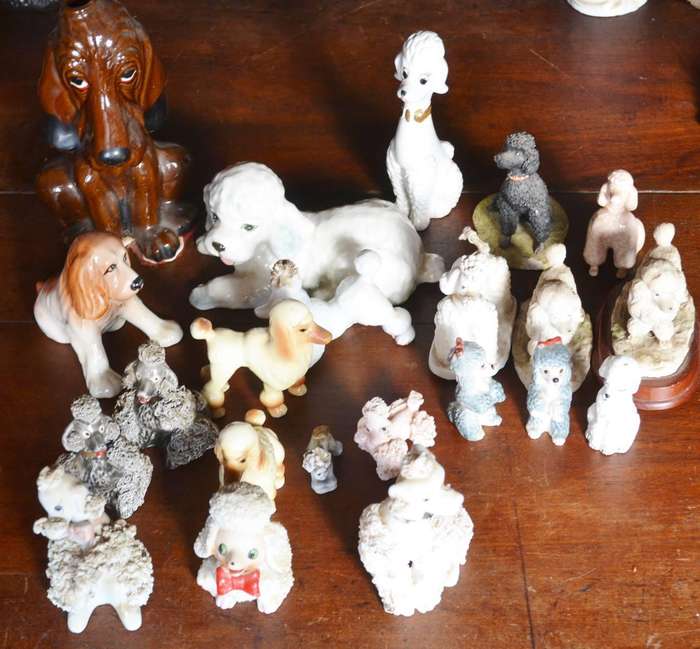 Large Selection of Assorted Small Dog Ornaments