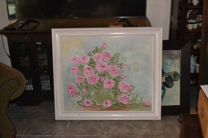 Liz McAlery Large Original Oil on Canvas Still Life