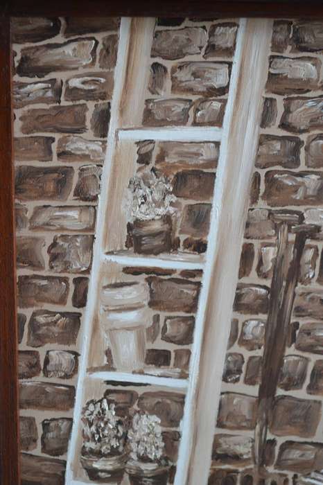 Original Oil on Board Painting Signed Andrien