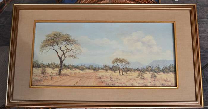 D.R. Liebenberg Original Oil on Board 1985