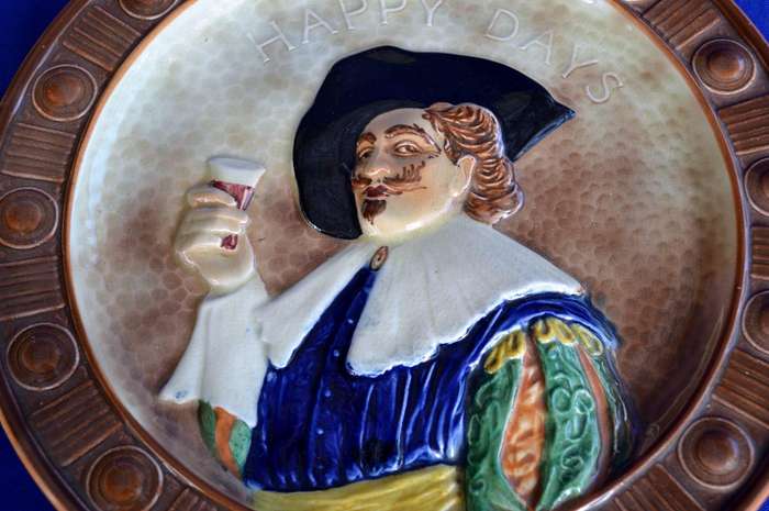 Falcon Ware Vintage Cavalier "Happy Days" Decorative Plate