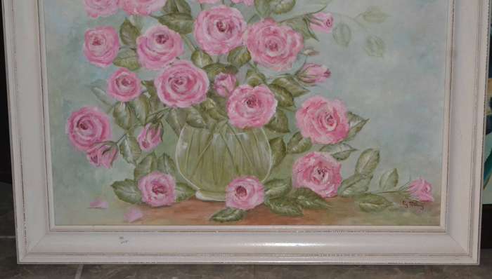 Liz McAlery Large Original Oil on Canvas Still Life