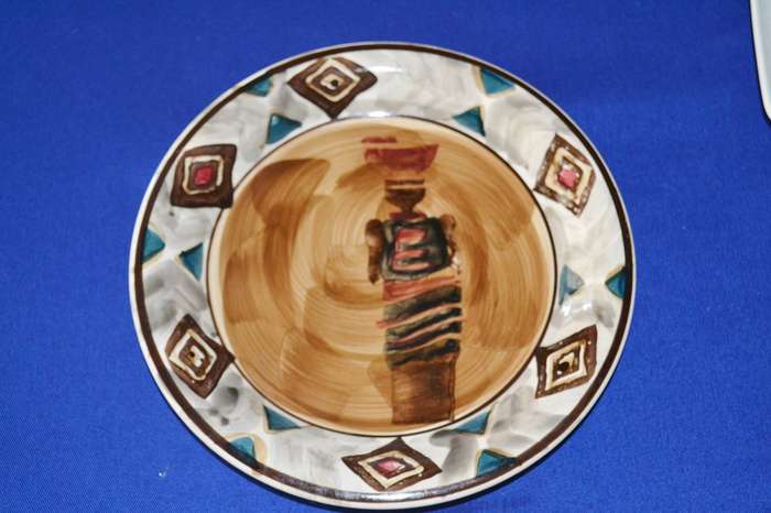 Assorted Porcelain Plates, Mugs Platters  - 6 Pieces