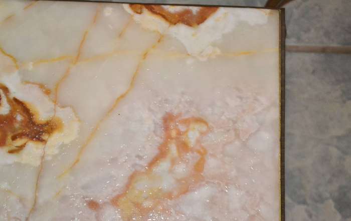 Set of Three Nesting Tables Onyx Marble Hollywood Regency