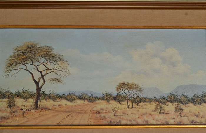D.R. Liebenberg Original Oil on Board 1985
