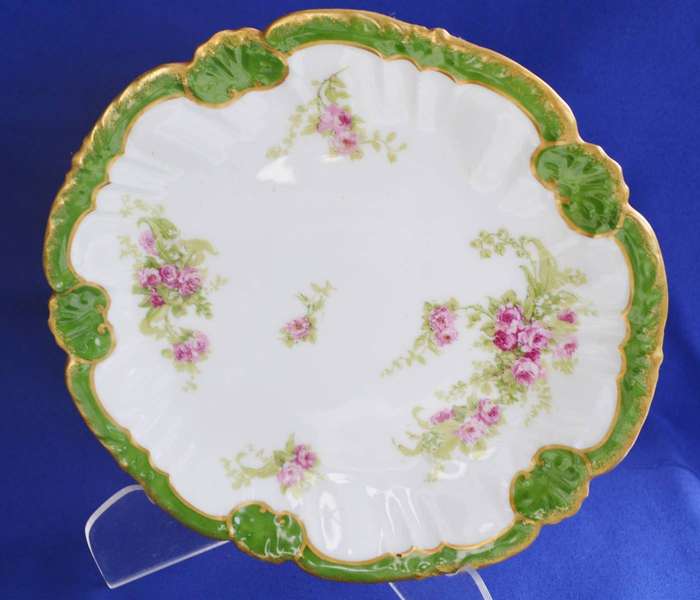 Limoges Antique (c1891 - 1914) Serving Bowls and Luncheon Plates- 6 Pieces