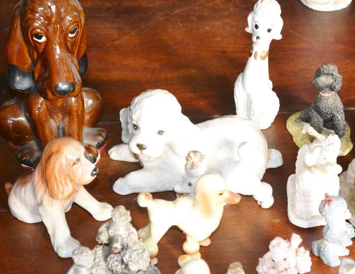 Large Selection of Assorted Small Dog Ornaments