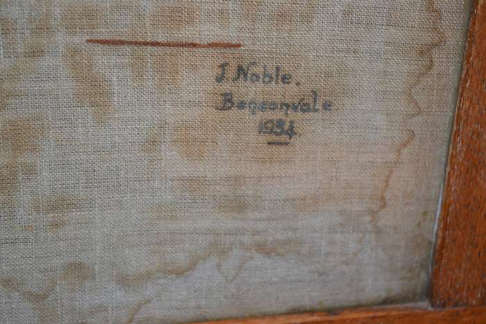 True Vintage Victorian Style French Oak Barley Twist Fire Screen with Needlework Image