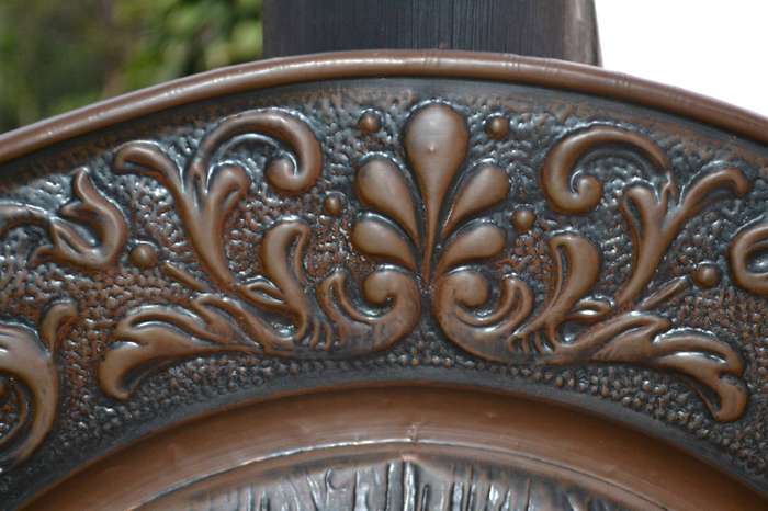 Extremely Large Vintage Copper Decorative Wall Plate