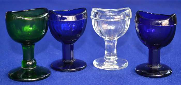 Vintage Eye Bath on Pedestal x 4