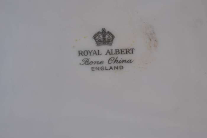 Royal Albert Masquerade Rectangular bowl / Trinket Dish  Vintage
