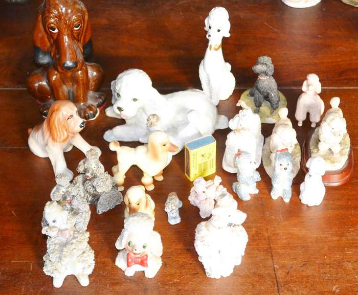 Large Selection of Assorted Small Dog Ornaments