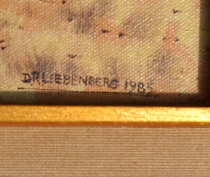 D.R. Liebenberg Original Oil on Board 1985