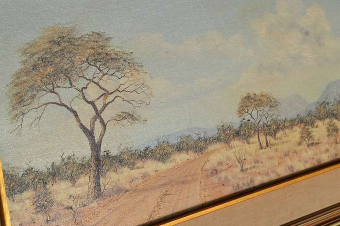 D.R. Liebenberg Original Oil on Board 1985