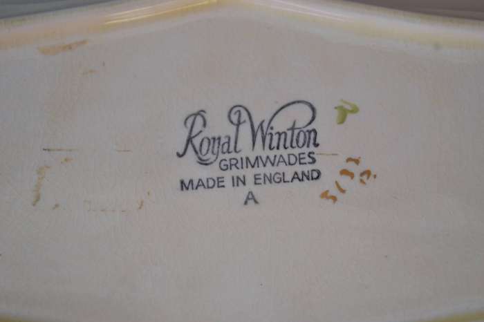 Royal Winton Grimwades Hand Painted Dish - Vintage c1930's