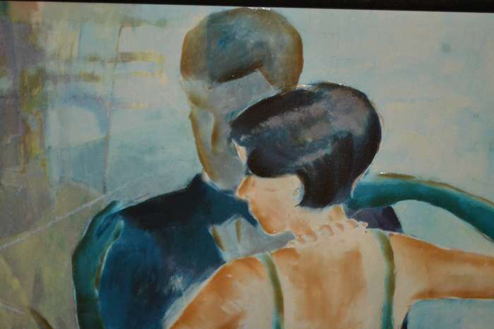 Dominguez Original Painting on Board - Framed
