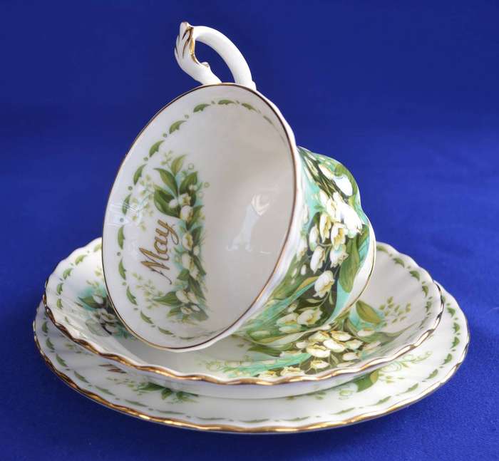 Royal Albert Flower of the Month Trio - May