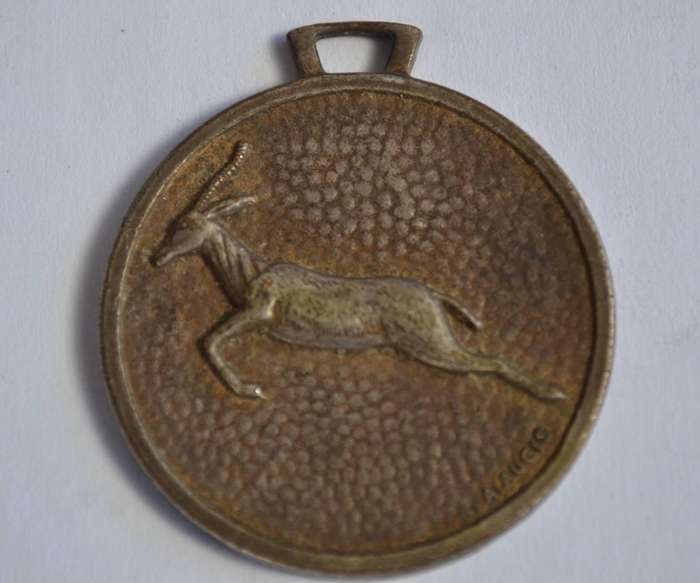 AC Spark Plug Bronze Commemorative Medal-Vintage