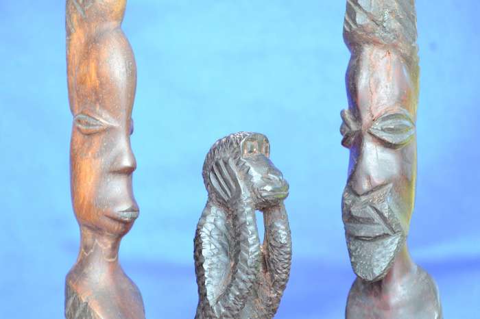 Three Small Tanzanian Wood carvings